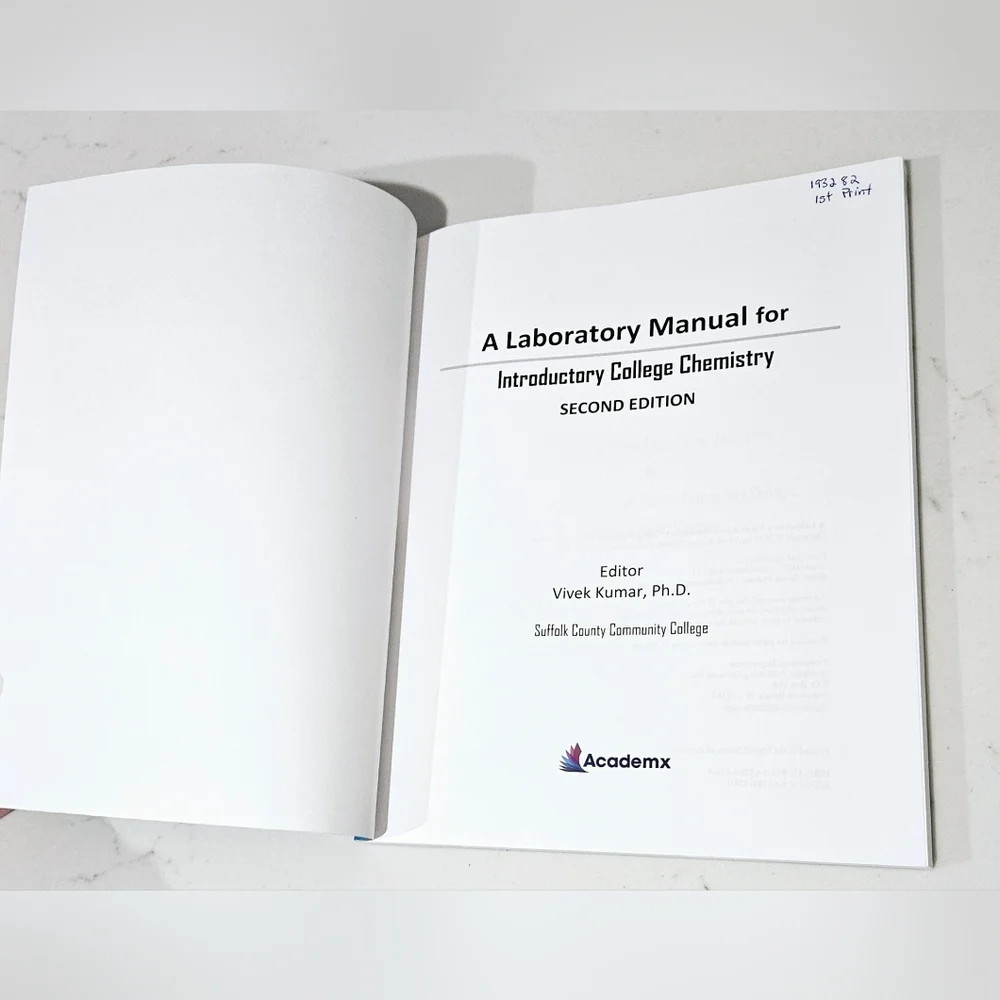 BOGOA Laboratory Manual For Introductory College Chemistry Second Edition Vivek